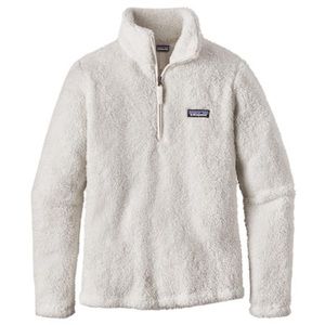 Patagonia Women's Los Gatos Quarter-Zip Fleece Pullover White